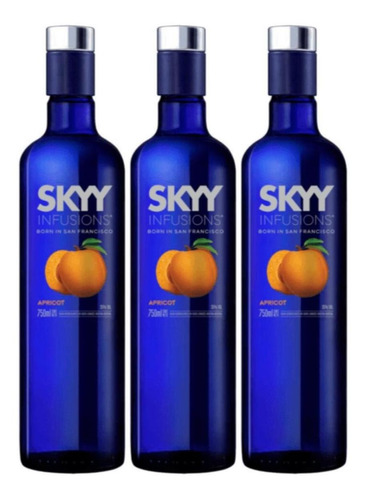 Vodka Skyy Apricot X3 Infusions 750 Ml - Fullescabio