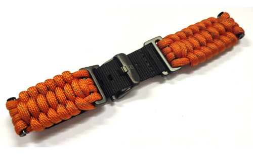 Pulseira Paracord Laranja Victorinox Inox 21mm