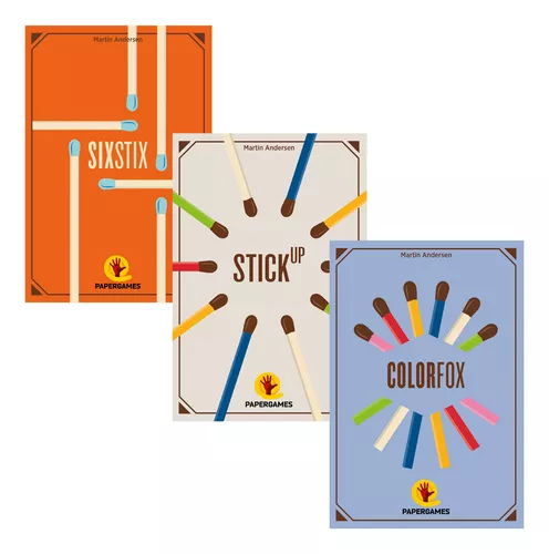 Stickup- Jogo De Cartas E Palitos -Linha Matchbox Papergames