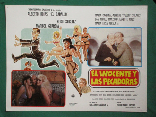El Inocente Y Las Pecadoras Sexy-comedia Cartel De Cine 4