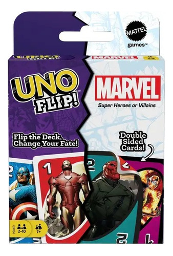 Juegos Uno - Flip Marvel Gxv56