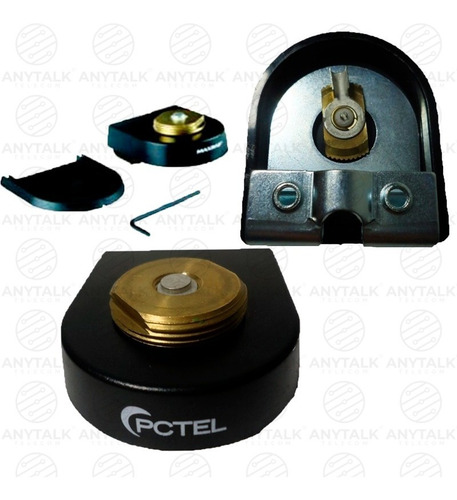 Imagen 4 de 4 de Base De Antena Radio Móvil Maleta O Capot Pctel Ttt 3/4 Nmo