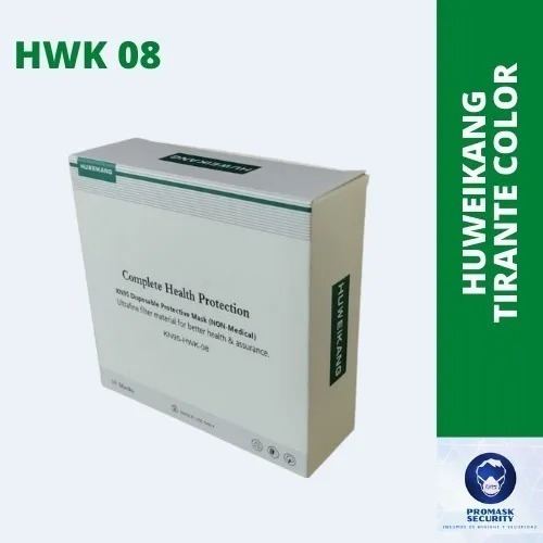 Imagen 2 de 3 de Pack 20 Mascarillas Huweikang Blancas Kn 95