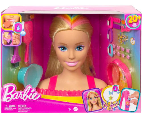 Barbie Cabeza Para Peinar Y Más De 20 Accesorios