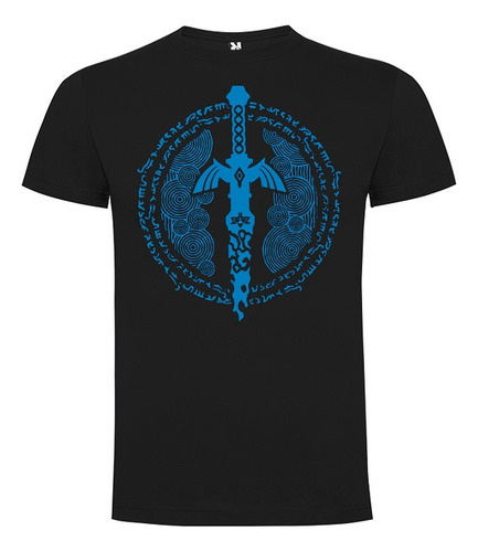 Polera 100% Algodon - The Legend Of Zelda Master Sword