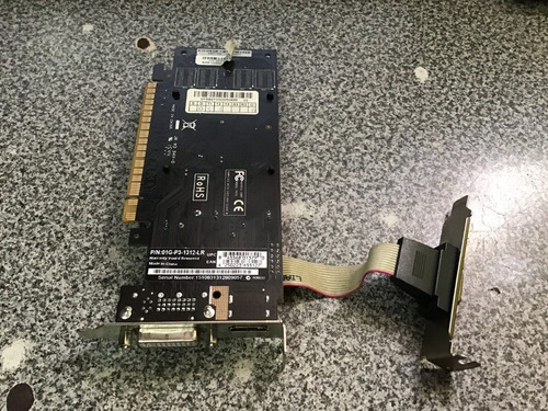 Tarjeta De Video Nvidia Geforce 210 Evga 01g-p3-1312-lr 1gb (Usado)