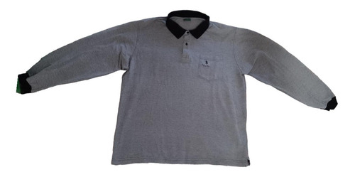 Chomba Polo Club Gris Manga Larga Talle Xxl Usada Impecable 