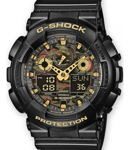 Relógio Casio Masculino G-shock Ga-100cf-1a9dr Nota Fiscal