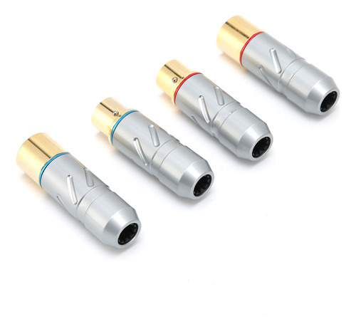 Cable De Micrófono Con Conector Monos 3 Xlr, Cobre Puro, Oro