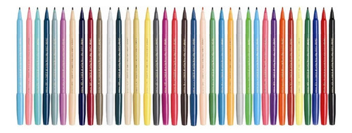 Marcadores Plumones Pentel Color Pen Punta Fina Sin
