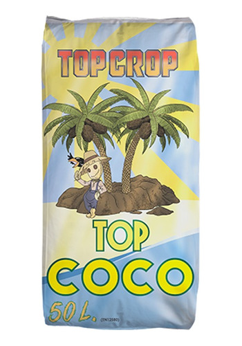 Fibra De Coco - Sustrato Top Coco 50 Litros Top Crop 