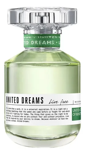 United Dreams Live Free EDT 50ml para mujer