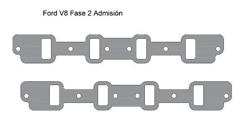 Brida Admision Ford V8 Fase 2 