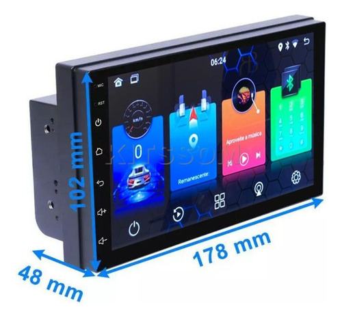 Multimídia Ford Fusion 2008 2009 2010 2011 2012 V2 Carplay