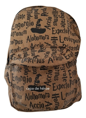 Mochila Harry Potter Acendió Expelliarmus Reducio Oblidiate