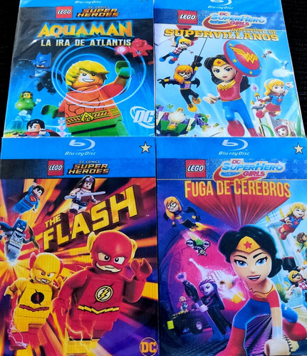 Lego 4 Películas En Discos Bluray Alta Definición En Oferta