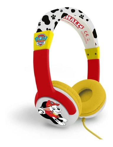 Audifonos Paw Patrol Marshall Otl Color Rojo