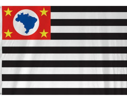 Bandeira Estado São Paulo Sp - 100% Poliéster