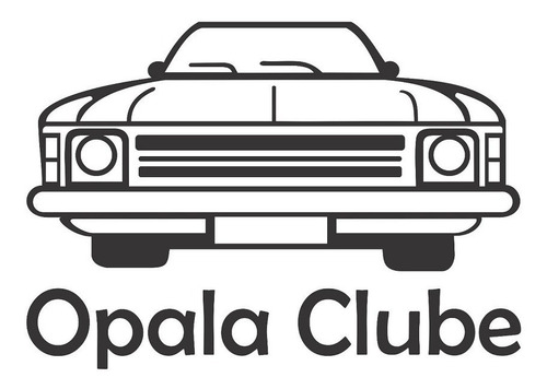 Adesivo Decorativo Parabrisa Carro Club - Clube Do Opala 3