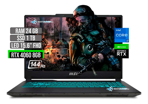 Msi Cyborg Intel Core I7 12650h Ssd 1tb Ram 24gb Rtx 4060 