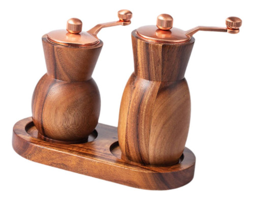 Juego De Molinillo Manual, Aspereza Ajustable Con Soporte,