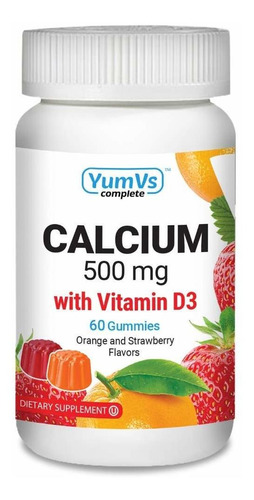 Calcio Con Gomas De Vitamina D3 De Yumv's | Suplemento Diett