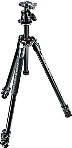 Manfrotto 290 Xtra Aluminio 3-sección Kit Trípode Con Cabeza