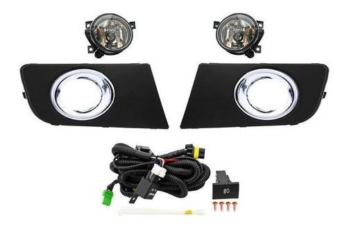 Kit Faro Niebla Amarok 2010 2012 2013 2015 Rejilla Crom Yz