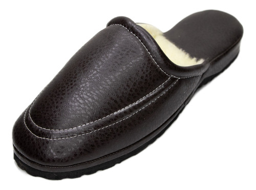 Pantufla Hombre Simipiel Café Forrada Panjar - Manolo 81-1/2