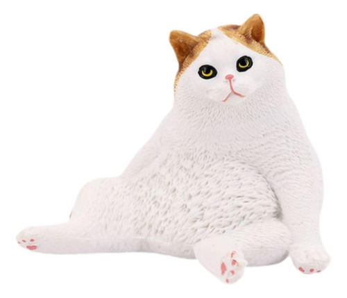 Simulación De Figuras De Gato De Shorthair Gatito Artesanal