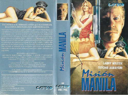 Mision Manila Vhs Larry Wilcox Tetchie Agbayani Sam Hennings