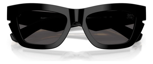 Óculos De Sol Burberry Engraved Check Preto Be4454 300187-52