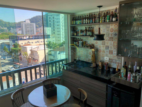 Imagem 4 de 21 de Apartamento Com 3 Dorms, Marapé, Santos - R$ 480 Mil, Cod: 2370 - V2370