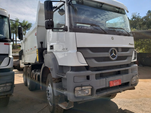 Imagem 12 de 15 de Mercedes-benz Axor 4144 6x4 Ano 2016 Caçamba Rossetti 16 M