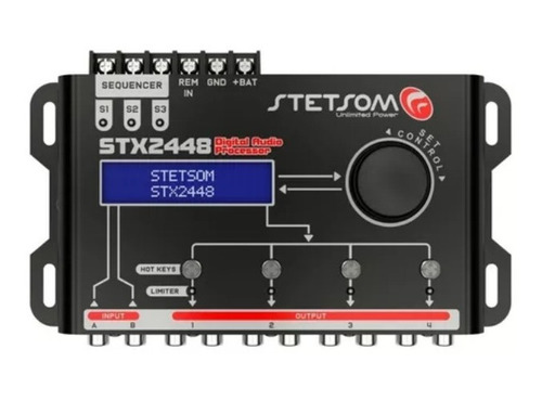 Processador De Áudio Digital Equalizador Stx2448 Stetsom