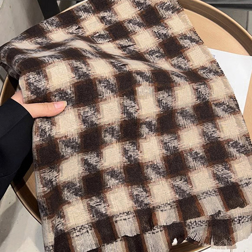 Bufanda Pashmina Para Dama Pata De Gallo Calientita
