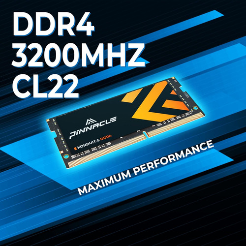 Memoria Ram Timetec Pinnacle, 2x16gb, Ddr4, 3200mhz , Soddim