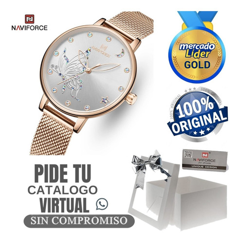 Relojes De Mujer Naviforce Originales Gama Premium + Caja