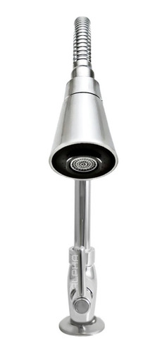 Torneira De Cozinha De Bancada Tubo Gourmet Cônico 1/4v. C72 Cor Cromado