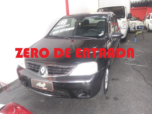 Renault Logan 1.6 Completo 2008 Zero De Entrada