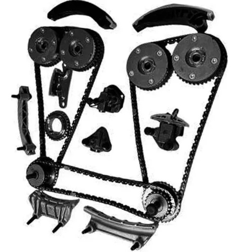 Kit Corrente Comando Completo Com Polias Captiva 3.6 V6 24v