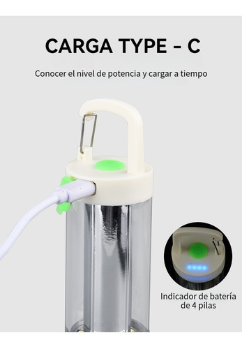 Mazoom E-hyl801 Lampara Camping Led Linternas Recargables