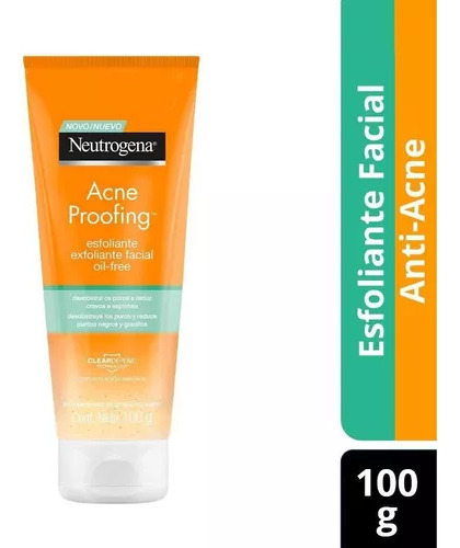 Neutrogena Acne Proofing Exfoliante 100grs Oil Free  Facial