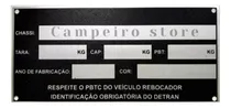 Comprar Kit 10 Plaquetas Identificação Carretinha Reboque Trailers