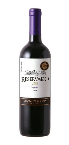 Vino Santa Carolina Merlot 750 Ml