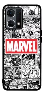 Funda Protector Para Oppo Reno 7 Marvel Comics