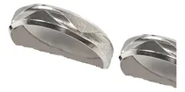 Comprar Par De Alianzas Plata Facetadas Compromiso Casamiento (1025)