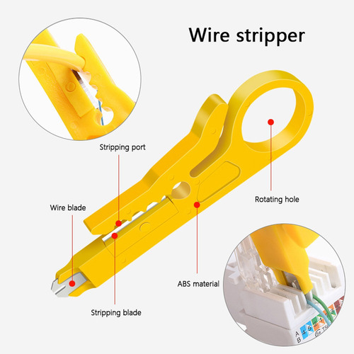 Kit Alicate Handskit Rj45 Rj11 Rj12 Rede Reparação