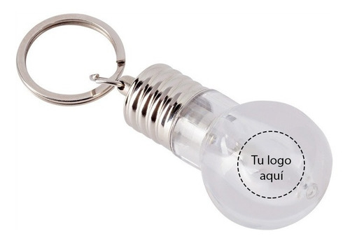 Llavero Lampara En Forma De Foco.