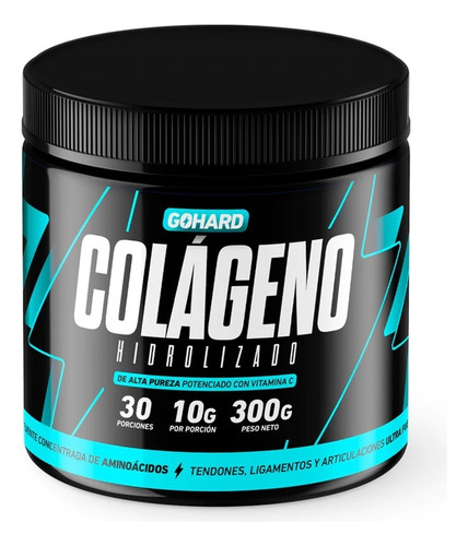 Colageno Hidrolizado - Gohard - 300gr Sabor Sin Sabor